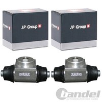 2X JP Group Radbremszylinder Hinten Passend FüR Daewoo Lanos Nubira Opel Astra C
