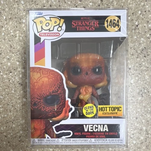 Stranger Things Vecna Funko #1464 (Glow in the Dark, Hot Topic) w/ Sleeve
