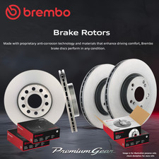 Front+Rear Brembo Disc Rotors full set for Skoda Kodiaq NS7 NV7 2016-2025