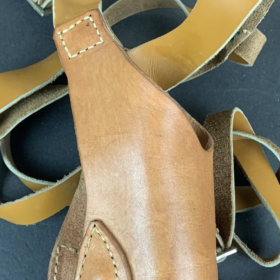 Funda para pistola de cuero genuino Hunter de hombro 33 30+5M 33-30-5M marrón tostado Foto 4 de 4