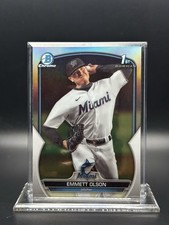 2023 Bowman Chrome - Emmett Olson First Bowman Refractor RC No. BDC-10