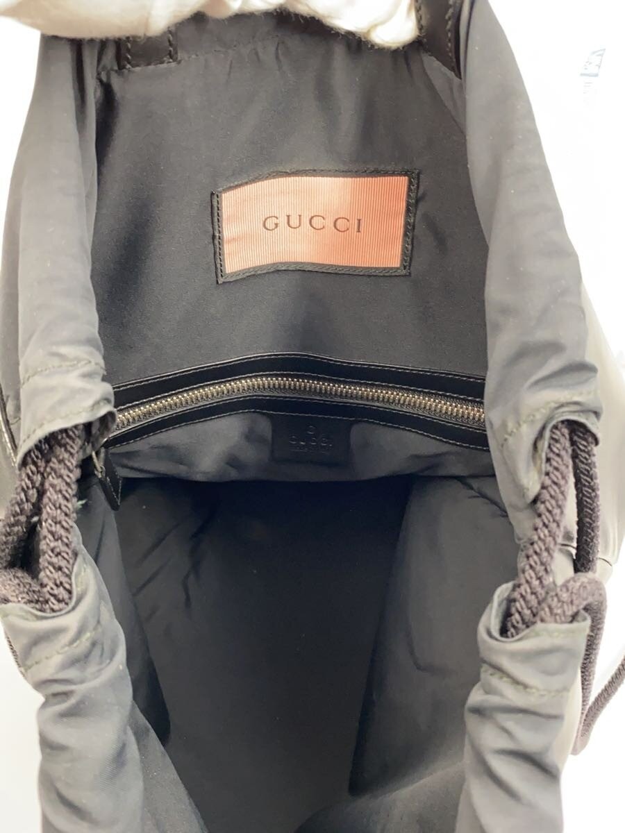 GUCCI Drawstring Backpack Ghost BLK From Japan - image 6