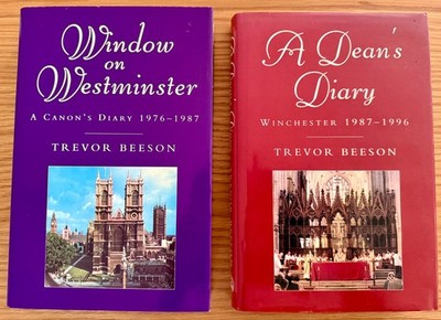 TREVOR BEESON-WINDOW ON WESTMINSTER & DEAN'S DIARY-SIGNED-1ST's-1997/98-VG/NF-HB