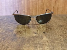 VINTAGE PERSOL 2001-S SILVER PILOT SUNGLASSES MADE IN ITALY 1005