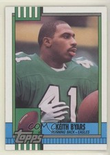1990 Topps Keith Byars #91 02fd