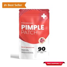 Hydrocolloid Acne Patches with Tea Tree Oil - 90 Count for Clearer Skin