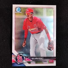 2018 Topps Bowman Chrome Delvin Perez
