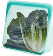 104oz Silicone Reusable Food Storage Bag Stand-Up Leakproof BPA Free