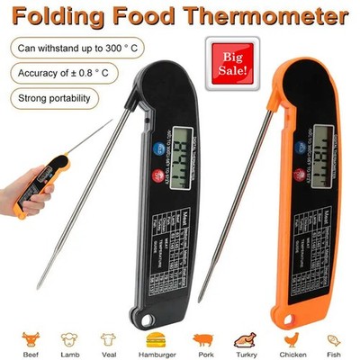Instant Read Digital Meat Thermometer BBQ Grill Smoker For Kitchen Food Cooking