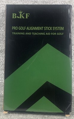 BKF Pro Golf Alignment Stick System - Training And Teaching Aid For Golf