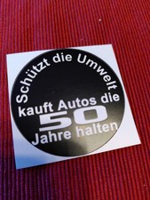 Auto Aufkleber 5cm Oldtimer - schützt die Umwelt VW Golf Mercedes W123 Auto Aufkleber 5cm Oldtimer - schützt die Umwelt VW Golf Mercedes W123