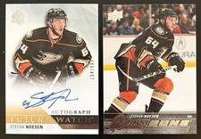 2015-16 UD SP Authentic Future Watch Auto & Young Guns Lot Stefan Noesen #/999