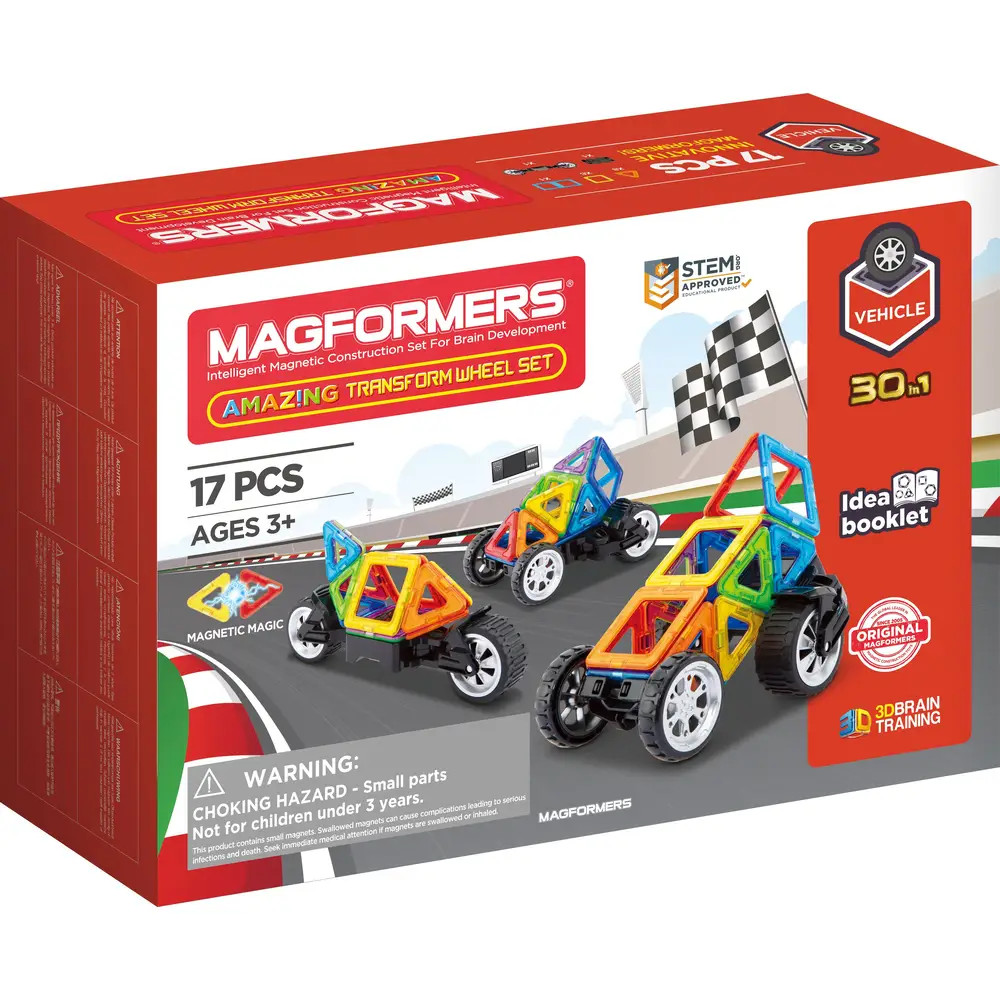 Magformers Amazing Transform Wheel Set 17 Teile - Bild 3
