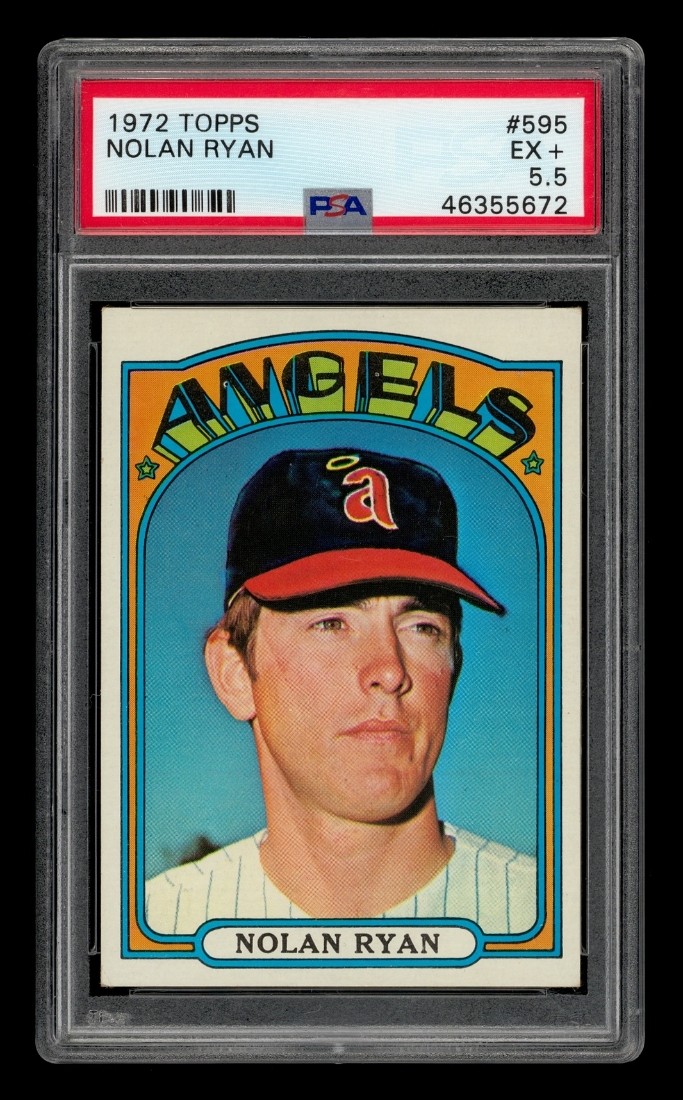 1972 Topps Set-Break #595 Nolan Ryan PSA 5.5 EX+