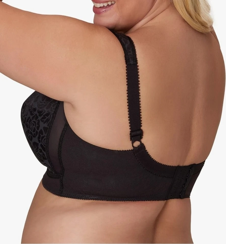 ¡OFERTA! 50DDD Playtex 18 Hour Style 4693 Wirefree, 4 Columnas Ganchos Traseros, Blanco, NUEVO Foto 2 de 4