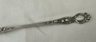 Vintage WALLACE  Violet Sterling Silver Jelly  Spoon Scalloped Bowl  S monogram — photo 2