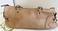 BURBERRY TAN LEATHER HANDBAG