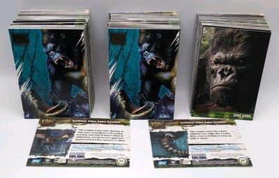 Kong 8th Wonder of the World Movie 2005 King Kong Topps Card Lot 2 Near Full Set