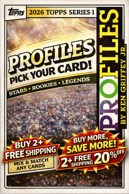 Topps 2026 Series 1 Profiles Pick Your Card   Free Ship + Bulk Discounts
