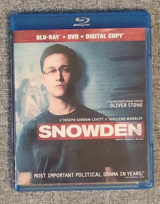 Snowden Blu-ray + DVD + Digital Copy | Oliver Stone | Joseph Gordon-Levitt