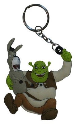 Shrek 2 Dreamworks (2005) Giftco Gummischlüsselanhänger mit Esel