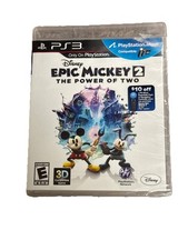 Epic Mickey 2: The Power of Two Sony PlayStation 3 PS3 NTSC, ***NEW + SEALED***