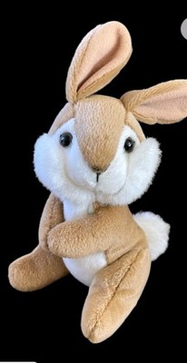 Leosco Collection Lakeshore Bunny Rabbit Brown Plush Stuffed Animal 11 