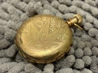 antique pocket watch ELGIN 121  engraved hunter case c  1893  15 jewels  6s