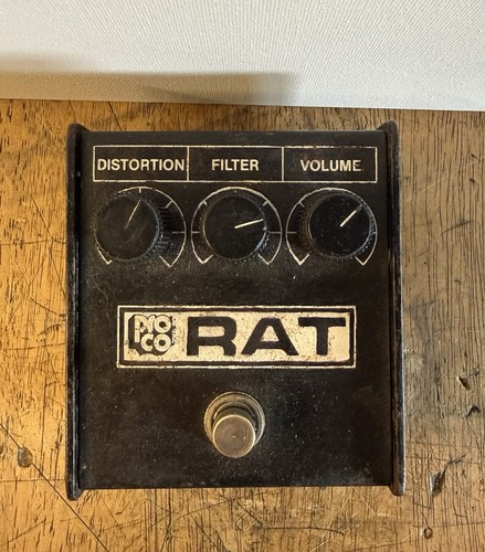 Vintage ProCo RAT Distortion Pedal 1984/85 White Face LM308N Original USA