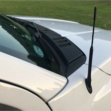 9" Car Mast Roof Stereo Antenna AM/FM Radio Aerial w/ Screws Black Universal