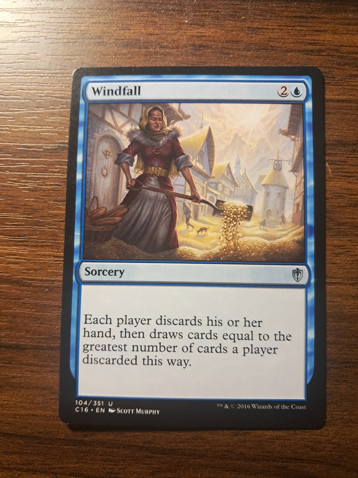MTG Card: Near Mint - Windfall - Commander 2016 - Regular