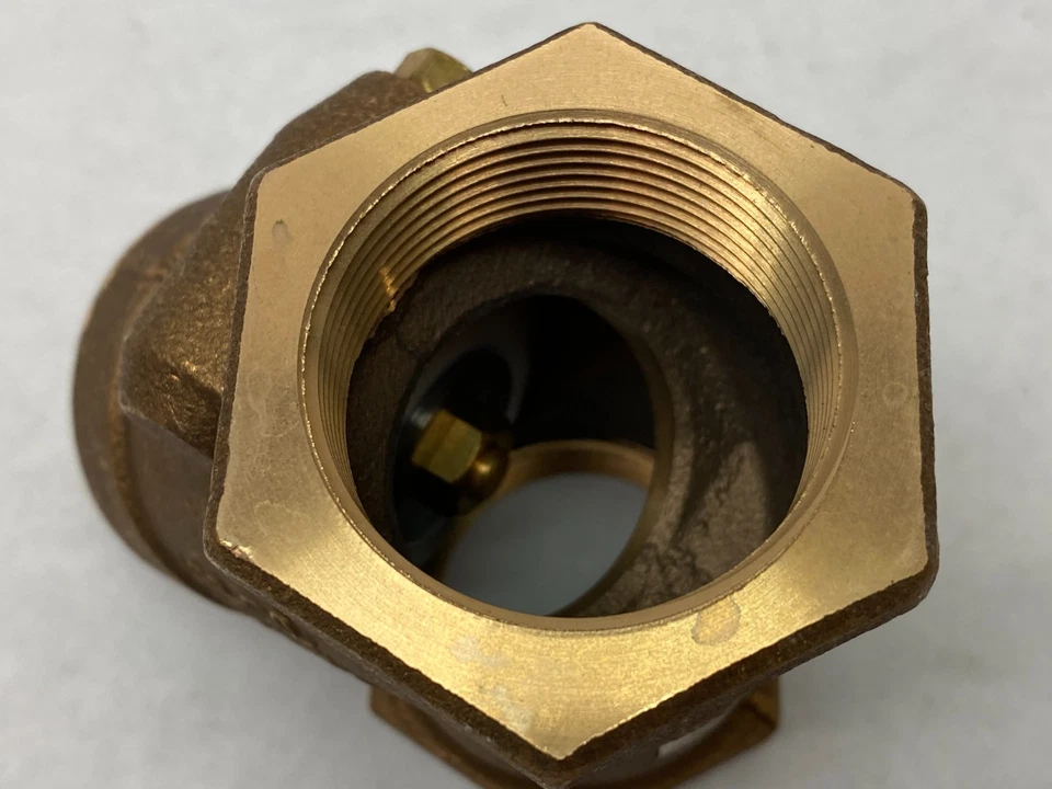 Nibco NL740XC Swing Check Valve 1-1/2" Bronze Body T-413Y-LF - Image 4 of 4