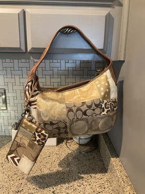 COACH Vintage Patchwork Ergo Bag & Wristlet LIMITED EDITION 10808
