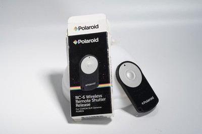 Open Box Polaroid RC-6 wireless IR shutter release remote control for Canon DSLR