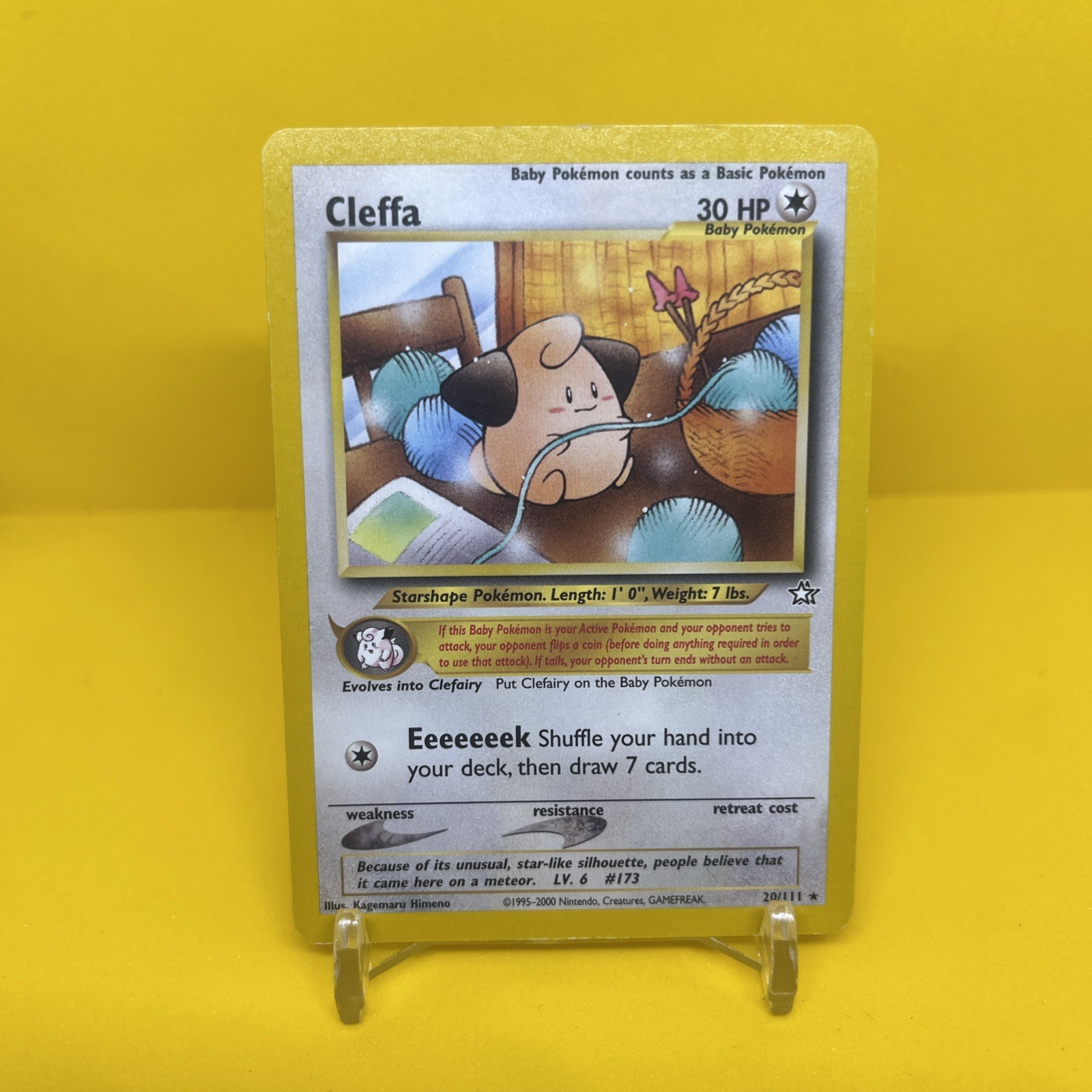 Cleffa #20 Neo Genesis Regular Non-Holo