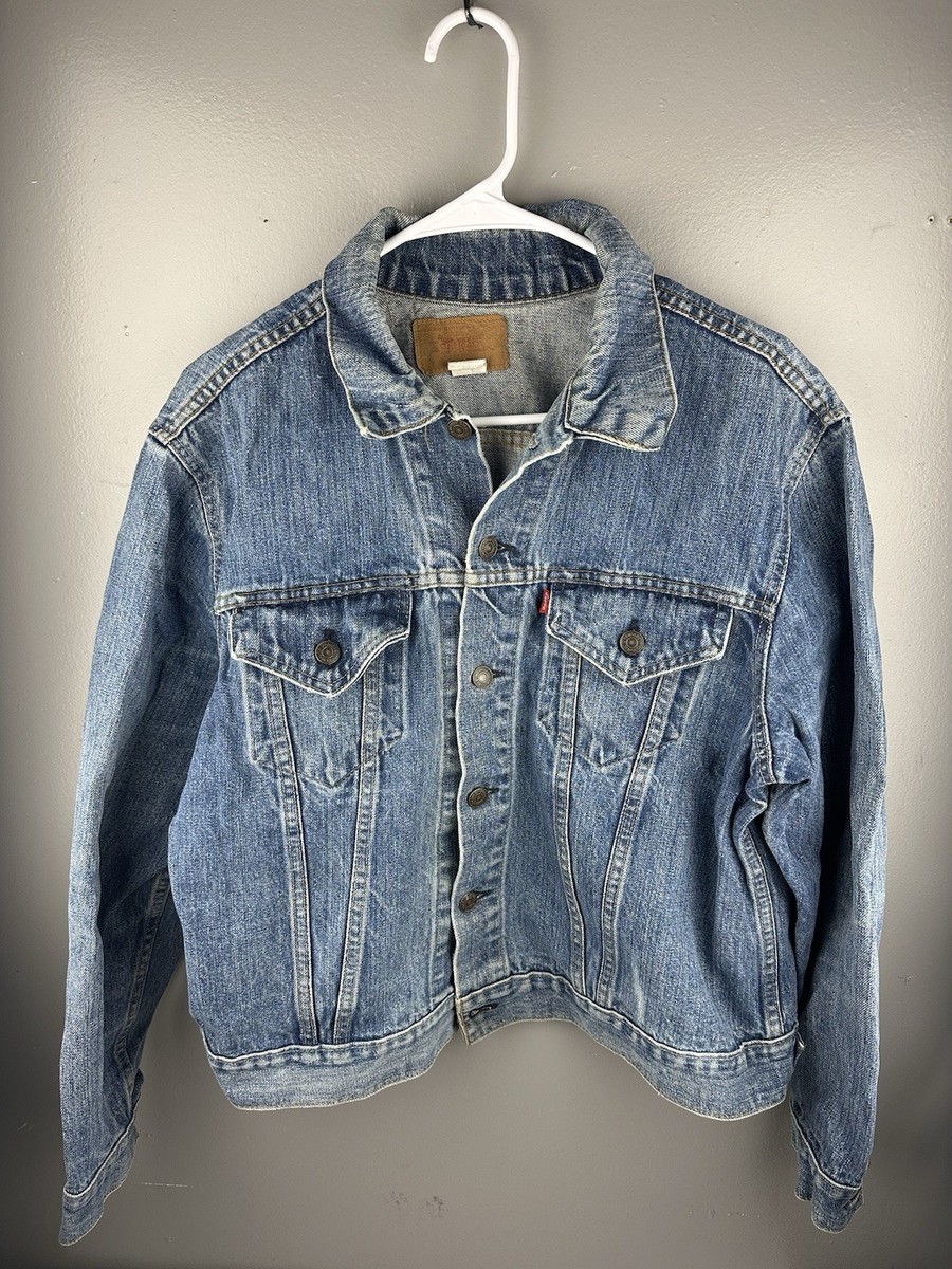 90s Levi's sports デニムジャケット　ブルゾン　XL LEVI'S/リーバイス] 90S TRUCKER デニムジャケット（デニム
