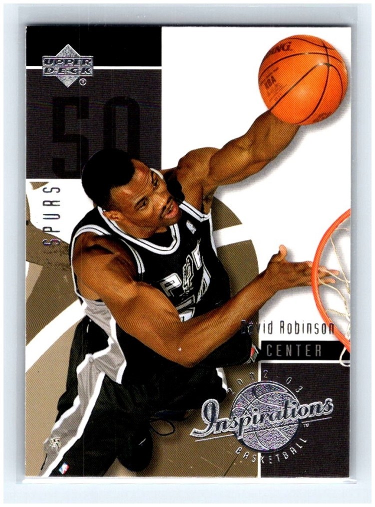 2002-03 Upper Deck Inspirations David Robinson #76 San Antonio Spurs NBA HOF