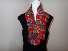 Vintage First Issue 19" x 67" 100 Silk Scarf