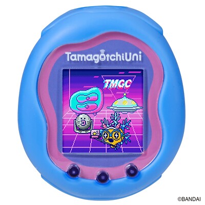BANDAI Tamagotchi Uni Blue Wifi Tamaverse Handheld Game