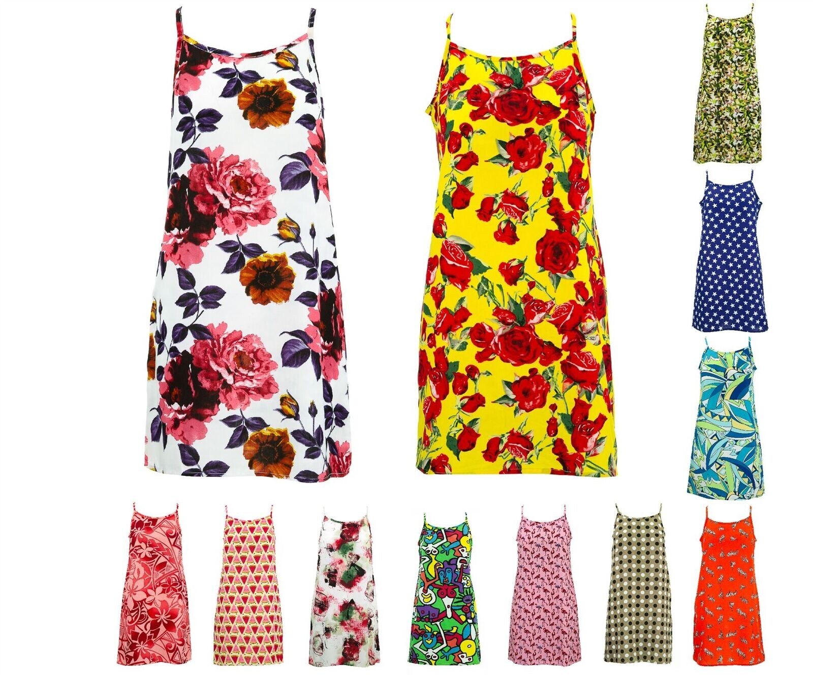 Vestido de Tirantes Loud Originals Mujer Cami Verano Playa Mangas