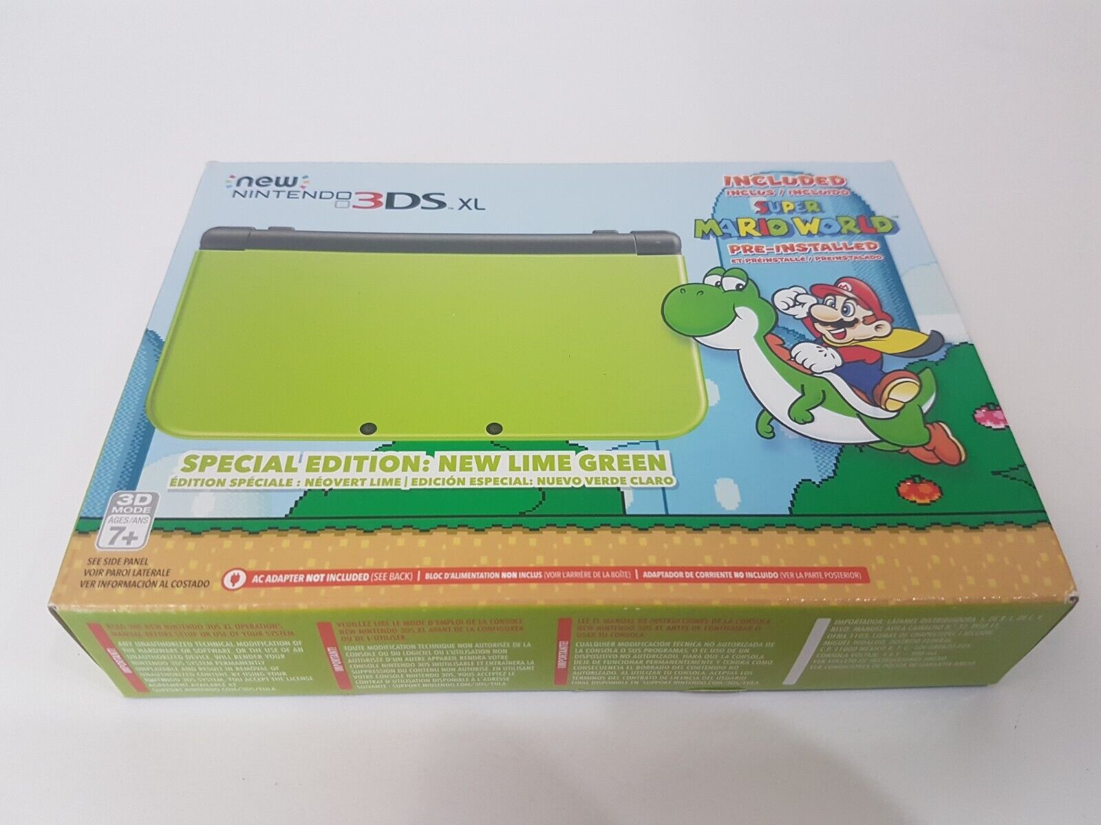 &#034;New&#034; Nintendo 3DS XL Super Mario World New Lime Green Special 650415225095 eBay