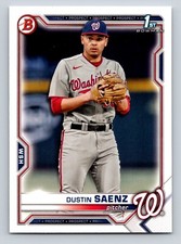 Dustin Saenz 2021 Bowman Draft #BD-14 Washington Nationals