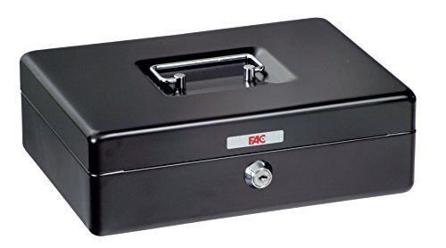 FAC 17003 Cassetta Portavalori Nera - Sicurezza Professionale FAC