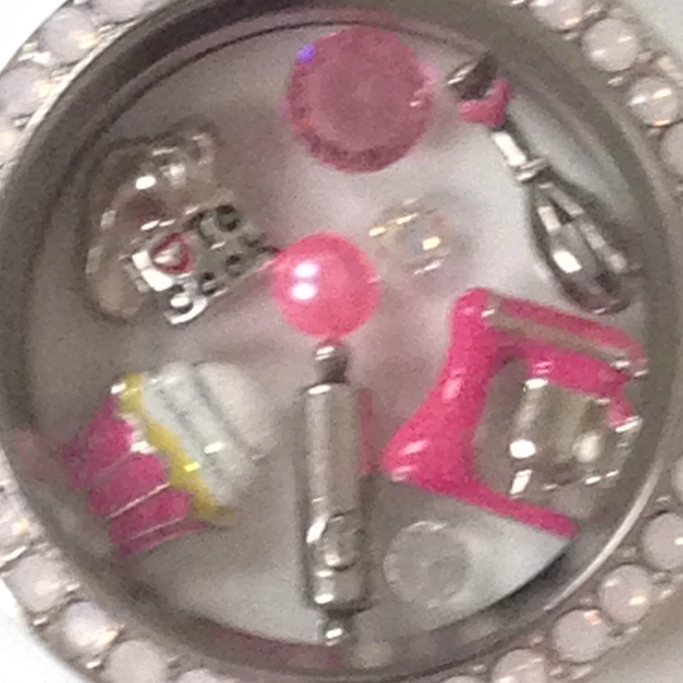 ❤️BÚHO ORIGAMI ~ ÓPALO DE AGUA ROSA ~ MEDALLÓN Y 6 DIJES Plus 👩‍🍳 Me encanta cocinar❤️ Foto 2 de 4