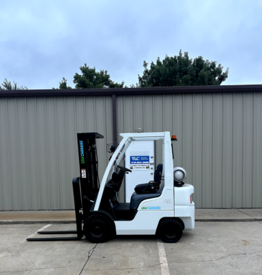 2014 Unicarriers Propane Forklift MP1F1A20LV 4000lb lift Triple