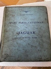 ORIGINAL 1964 JAGUAR MARK 2 3.4 & 3.8 SPARE PARTS CATALOGUE J34 OVER 480 PAGES