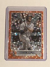 2022 Topps Update Orange Foilboard Foil /299 #US242 Donovan Walton Mariners