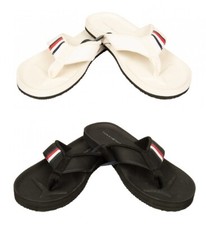 Flip-Flops für Herren TOMMY HILFIGER Strandbad-Hausschuh mit Spitze aus Beachwea