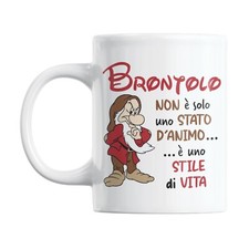Gesar Tazza Divertente da Ufficio - Tazza " Brontolo "- Idee Regali Originali