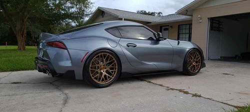 20” ROHANA RFX10 BRUSHED BRONZE CONCAVE WHEELS RIMS FOR SUPRA GR 20X10 & 20X11 - Picture 2 of 4